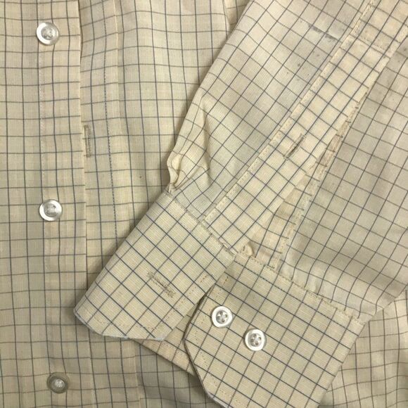 Yellow checkered dress top - Picture 3 of 5